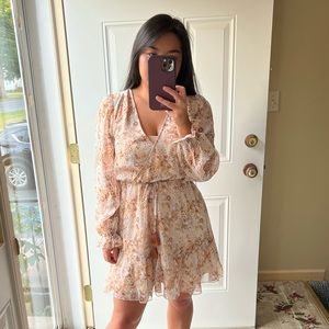 FALL PRINT DRESS - NEW